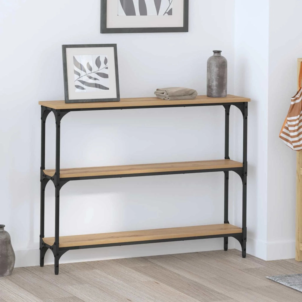Tavolo consolle Rovere artigianale 100 x 22,5 x 75 cm 883504
