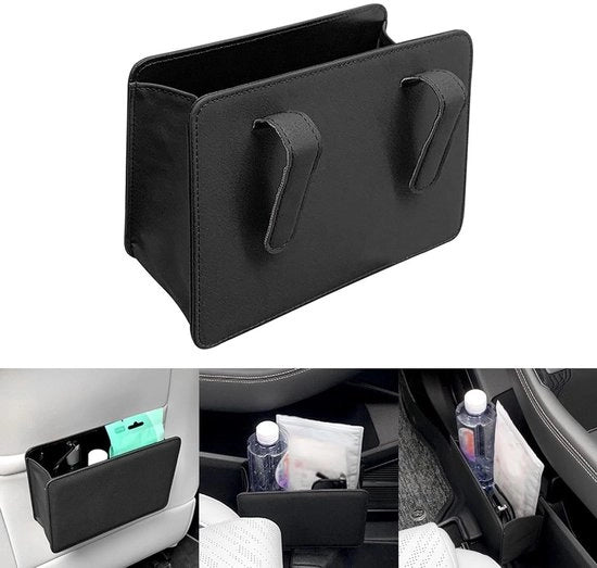 Contenitore multifunzionale pieghevole e impermeabile per la raccolta e l'organizzazione degli accessori auto.