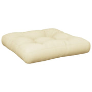 Cuscino per sedie | Cuscino per Divano Pallet Crema 60x60x12 cm