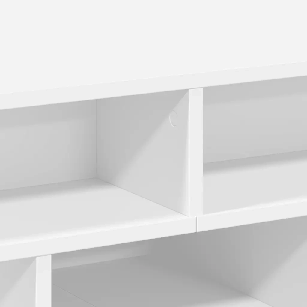Tavolino da Salotto Bianco 70x70x29 cm in Legno Multistrato 840744