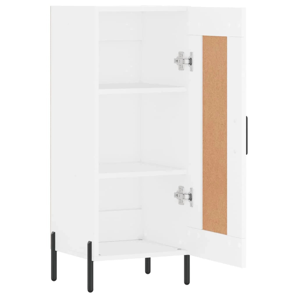Buffet credenza cassettiera armadio mobile contenitore organizer per cucina soggiorno salotto 34,5 x 34 x 90 cm legno ingegnerizzato bianco 02_0030280