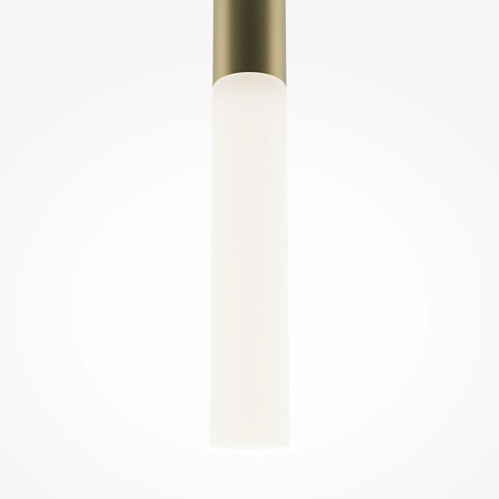 Maytoni Lampadario moderno Pro Shade 1 luce LED integrato oro metallo