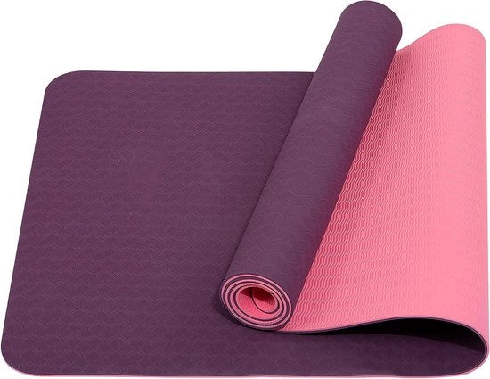Mat del TPE per Yoga/Ginnastica - dimensioni 183x 61 x 06cm - reversibile - antiscivolo - gonfiabile - ecosostenibile - igienico - yoga palestra - sport ginnastica - fitness pilates - bodybuilding