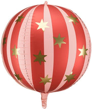 Folieballoone di 50,8 cm - Rame con Stelle d'Oro - Decorazione per Feste - Ballo di Festa - Inflato con Helio - Finitura Opaca - Ballo di Festa
