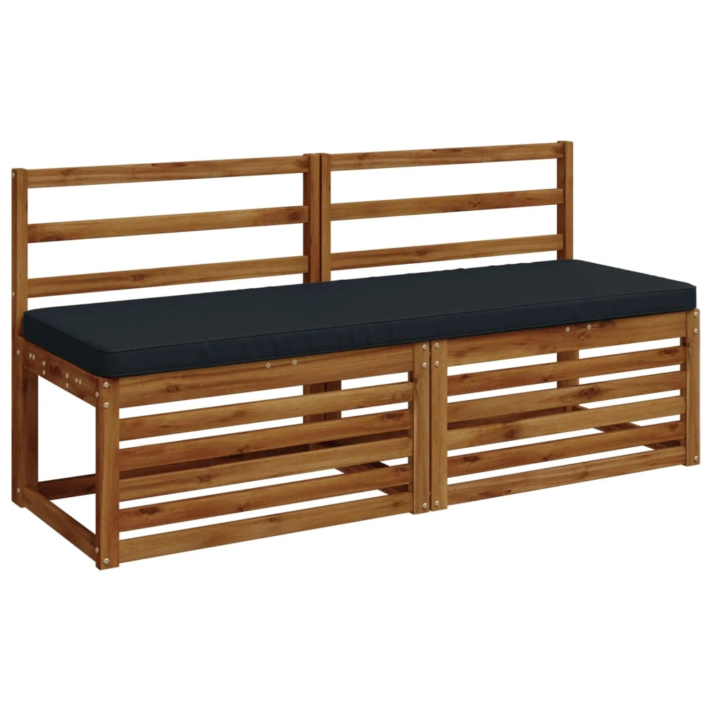Cuscino per Panchina a 1 Pezzo VUGHT 100% Poliestere Blu Scuro 951934