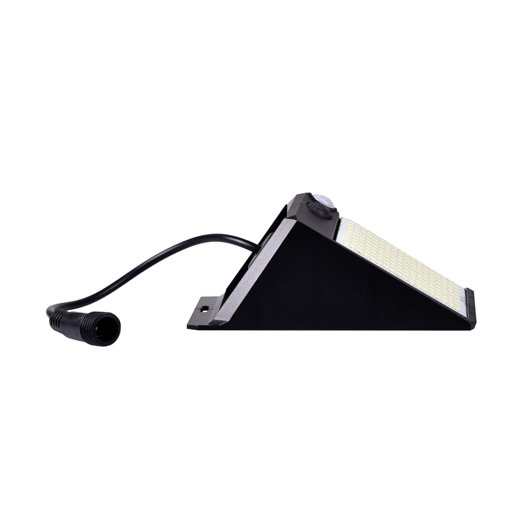 FARETTO LED SOLARE DA ESTERNO CON SENSORE DI MOVIMENTO LUCE FREDDA - IDEALE PER ILLUMINAZIONE GIARDINI CORTILI SICUREZZA NOTTURNA E RISPARMIO ENERGETICO