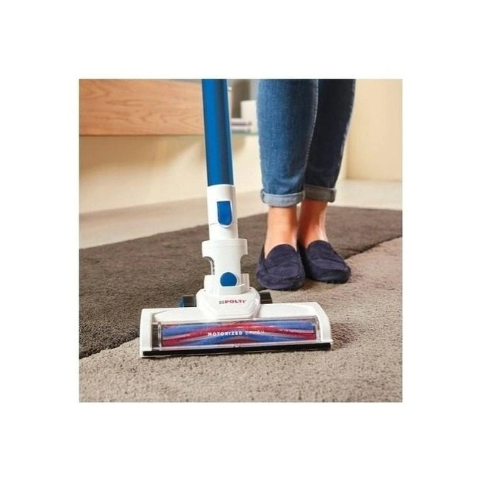 Polti forzaspira slim sr90b plus scopa elettrica ricaricabile senza fili blu e Bianco
