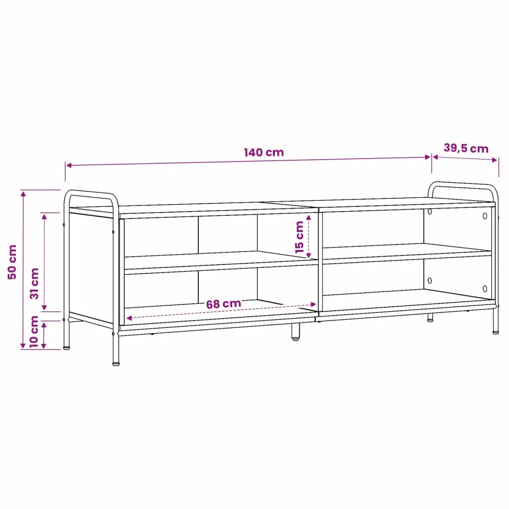 Mobile TV 140 x 39,5 x 50 cm Rovere Artigianale 8013769