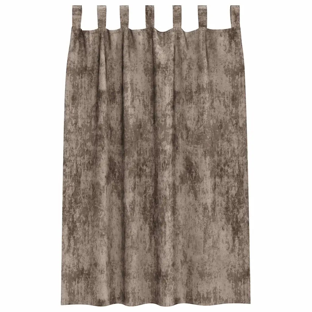 Tende in Velluto 2 pcs Cappuccino 175 x 140 cm Velluto 4107739