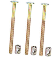Viti in acciaio inossidabile da 10 pezzi con dado - Maniglie per sedili oscillanti, letto, sedia e cani.