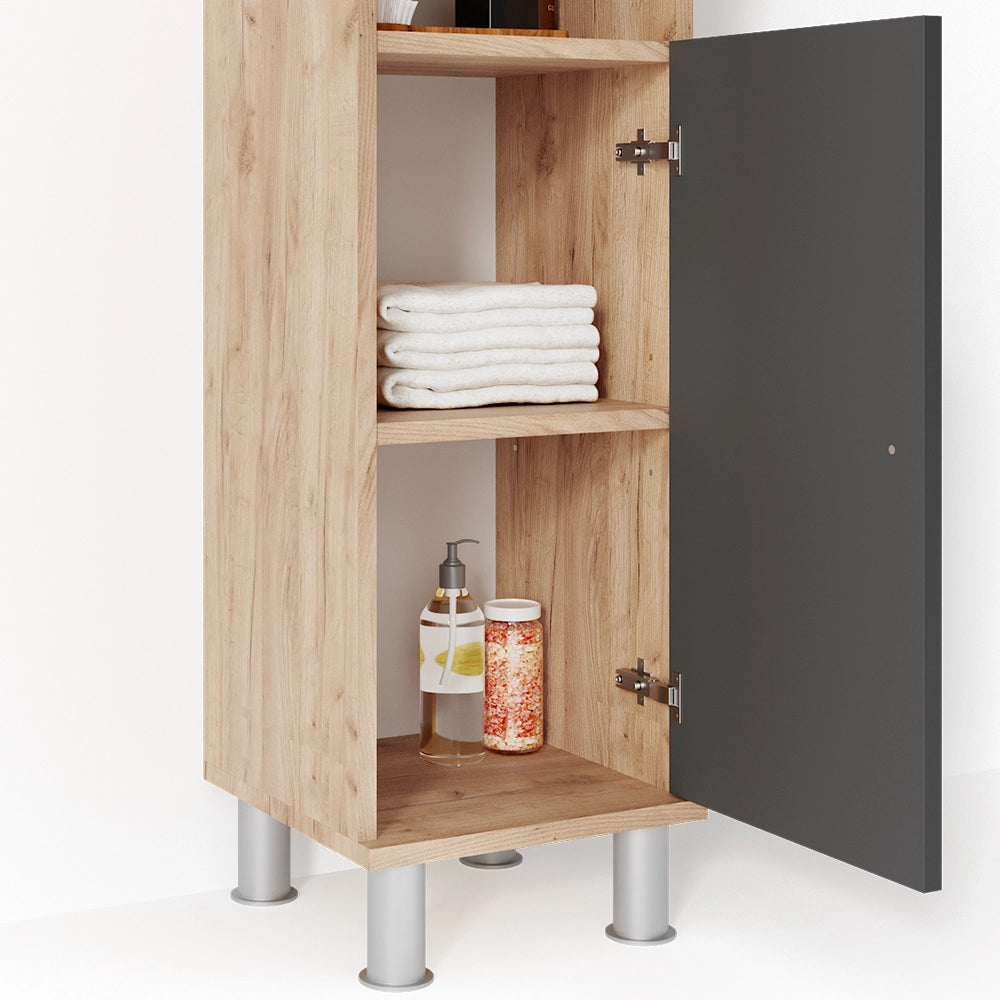 Vicco Set mobili bagno Rovere 3 parti