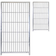 2 pannelli semplici in rete per box cani con zincatura a caldo ciascuno misura 100xh180 cm