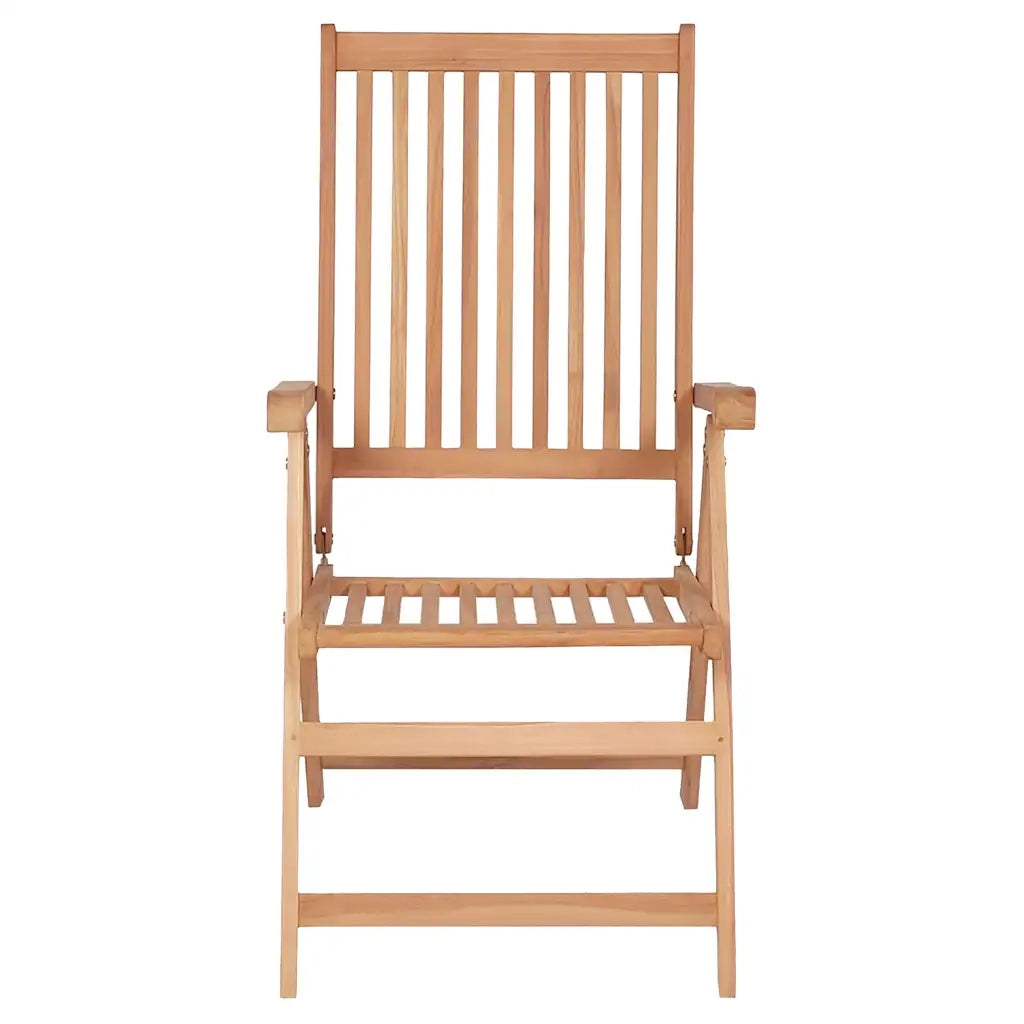 Sedie Reclinabili da Giardino 6 pz in Legno Massello di Teak 3065526