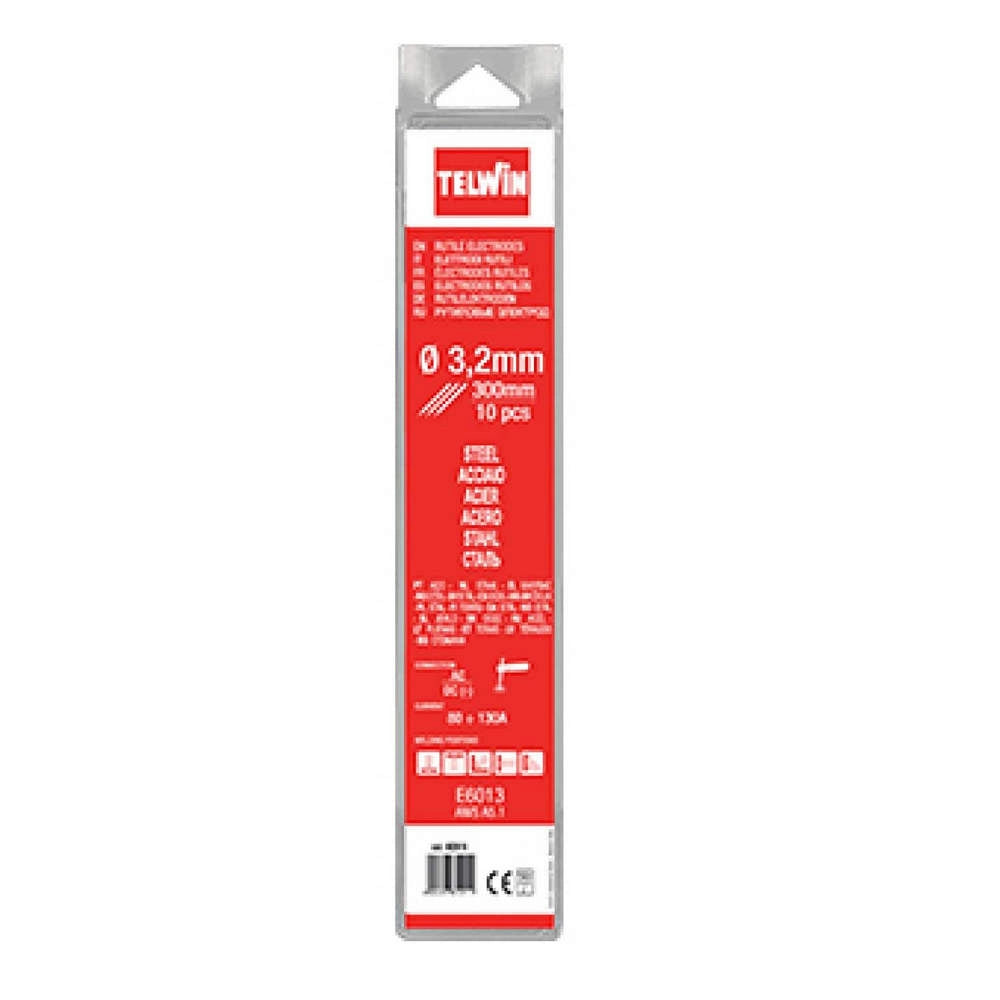 Elettrodi Rutili Telwin 3.2 Mm Saldatura MMA 10 Pezzi Telwin