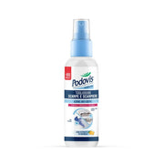 Spray Togliodori Scarpe e Scarpiere, Deodorante Scarpe Spray, Formula con Effetto Riserva, Elimina e Previene i Cattivi Odori, Non Macchia i Tessuti, 100ml, Podovis