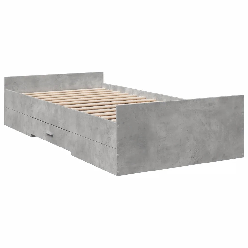 Giroletto Cassetti Grigio Cemento 75x190 cm Legno Multistratocod mxl 115728