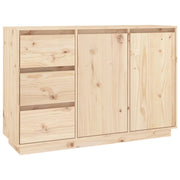 Credenza | Madia | Buffet da pranzo | Armadio da pranzo 111x34x75 cm in Legno Massello di Pino