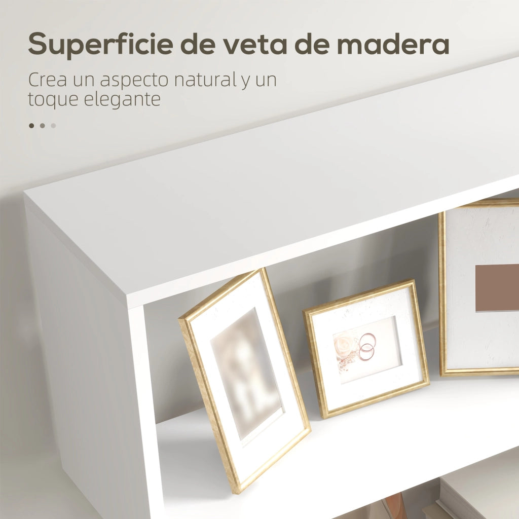 Libreria Moderna con 6 Ripiani ¨C zephmum ¨C Bianco 80x23x192 cm