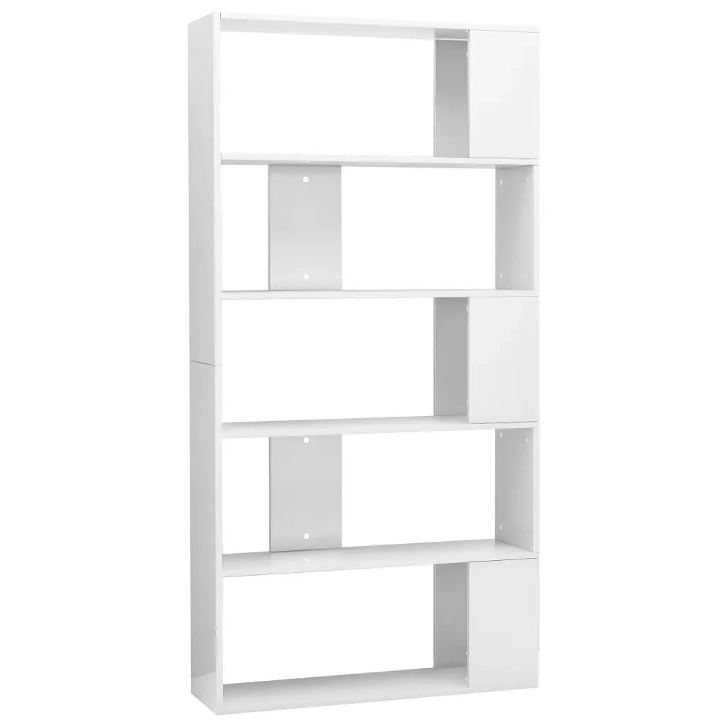 Divisorio-Paravento Bianco Lucido 80x24x159 cm