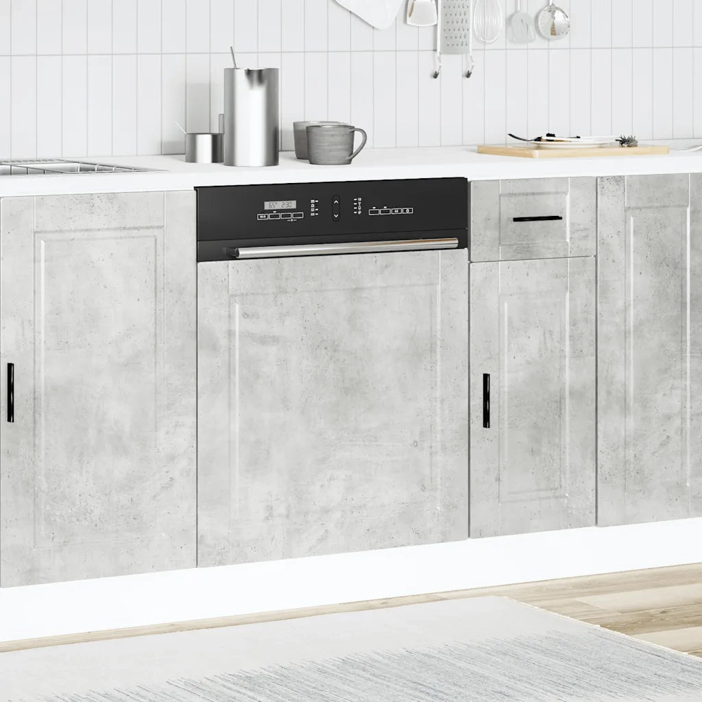 Pannello Lavastoviglie Porto Grigio Cemento 60x1,5x57 cm 854141