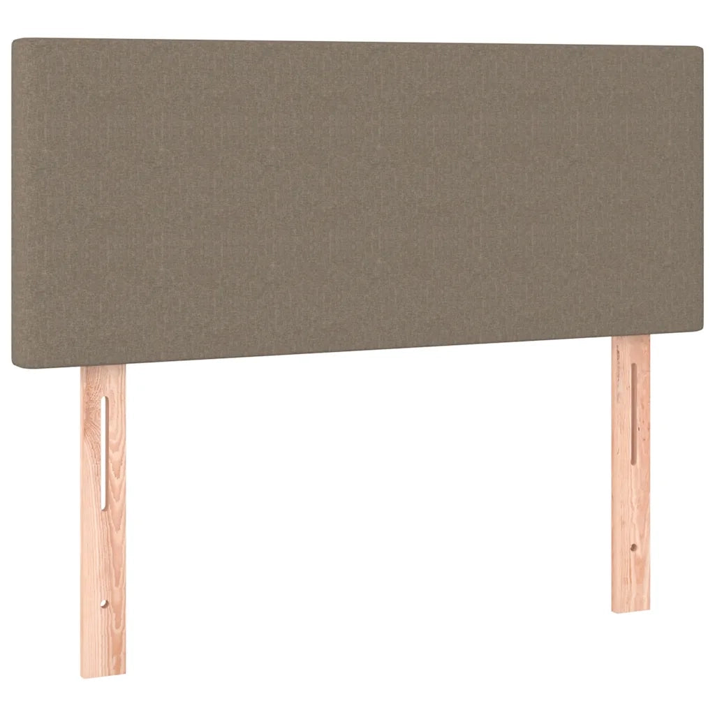 Giroletto a Molle con Materasso-Struttura Letto Tortora 80x200 cm inTessuto 869890