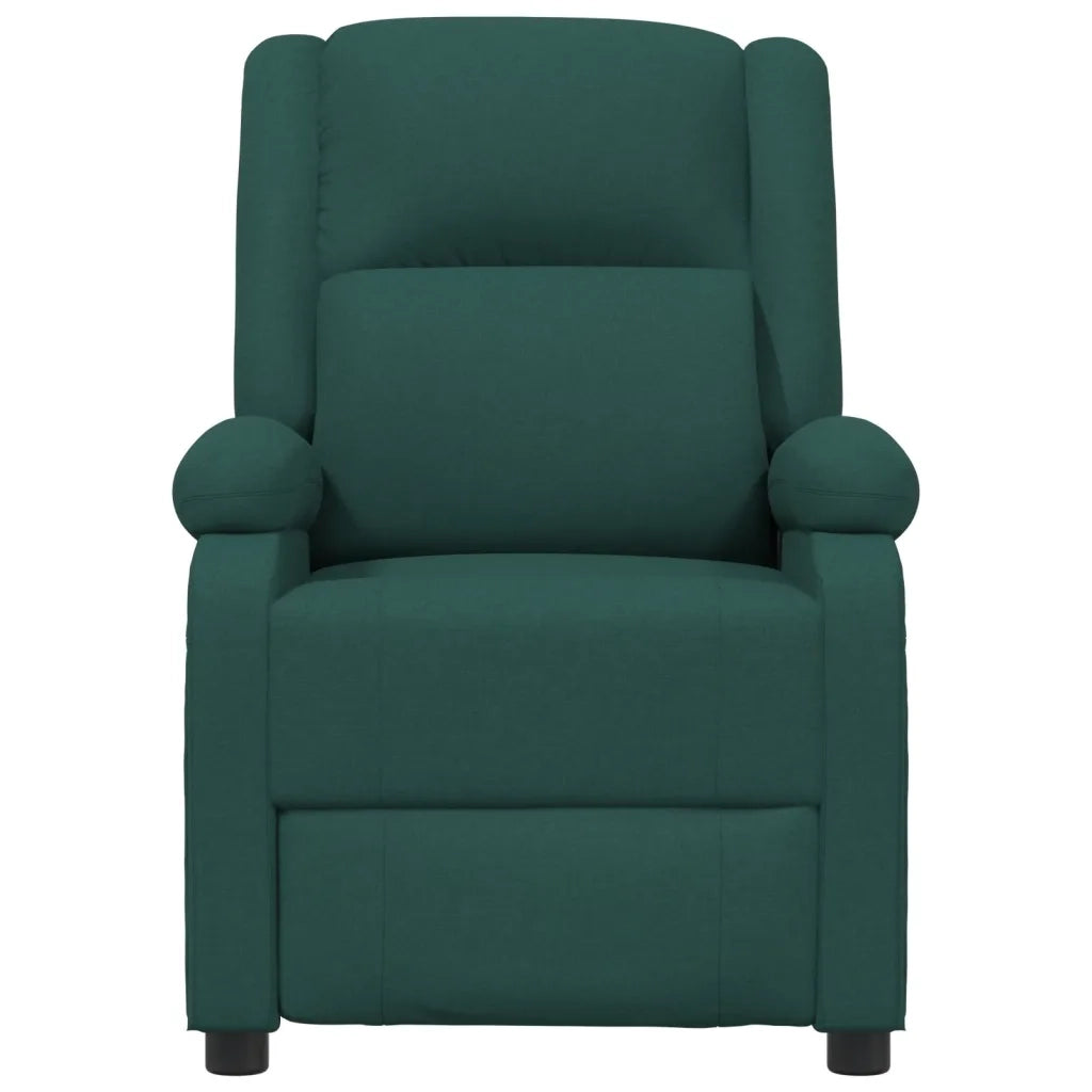 Poltrona Elettrica Reclinabile Verde Scuro in Tessuto cod mxl 18330