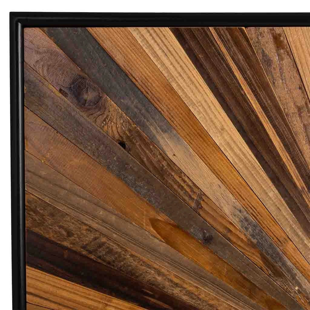 Credenza in legno di recupero marrone con 2 ante 100x40x160h cm