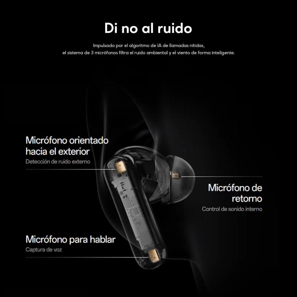 Buds 4 Auriculares Bluetooth Gris (Storm Gray)