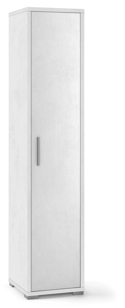 Armadio 1 Anta 39x182x41 cm Ossido Bianco