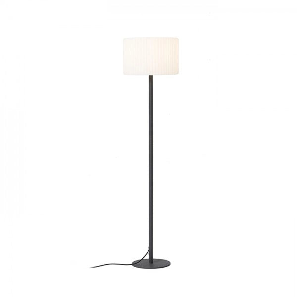 Lampada BOSANNA 150 da terra grigio antracite raso 230V E27 25W IP65
