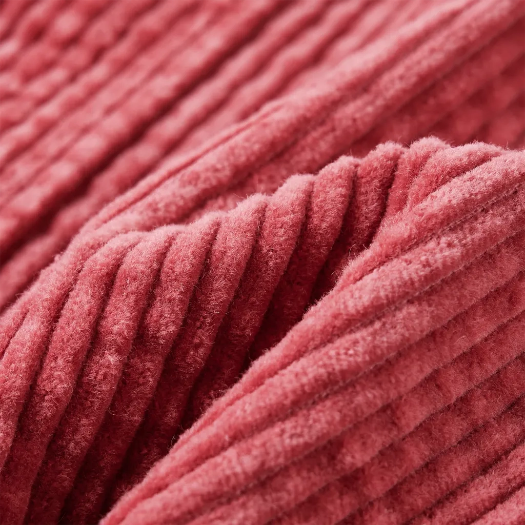 Abito Scamiciato da Bambina Velluto a Coste Rosa 116 CFW2891951