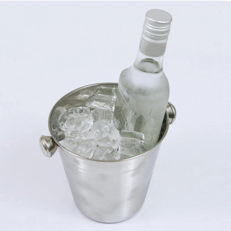 Secchiello per ghiaccio in acciaio inossidabile Kinghoff KH-1241 con manici, capacità 1,5 l