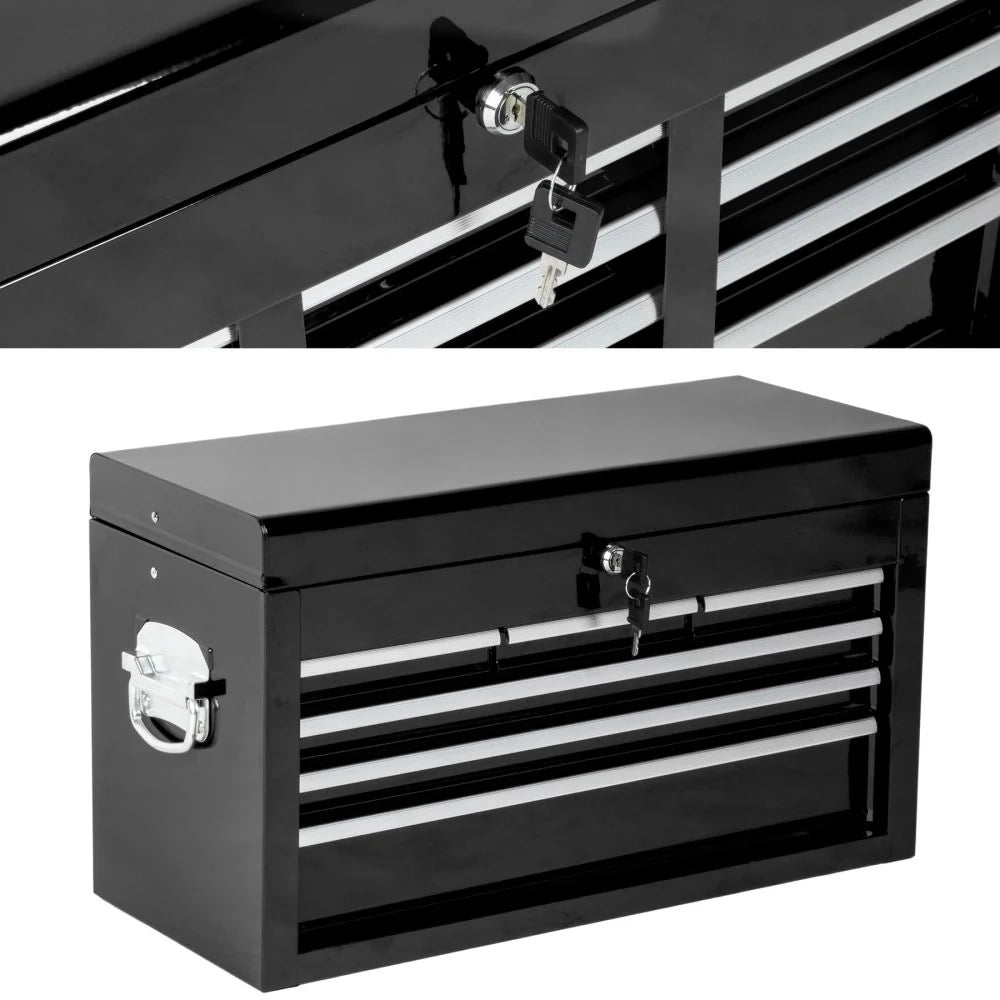 Carrello da officina a 8 cassetti nero 3408117
