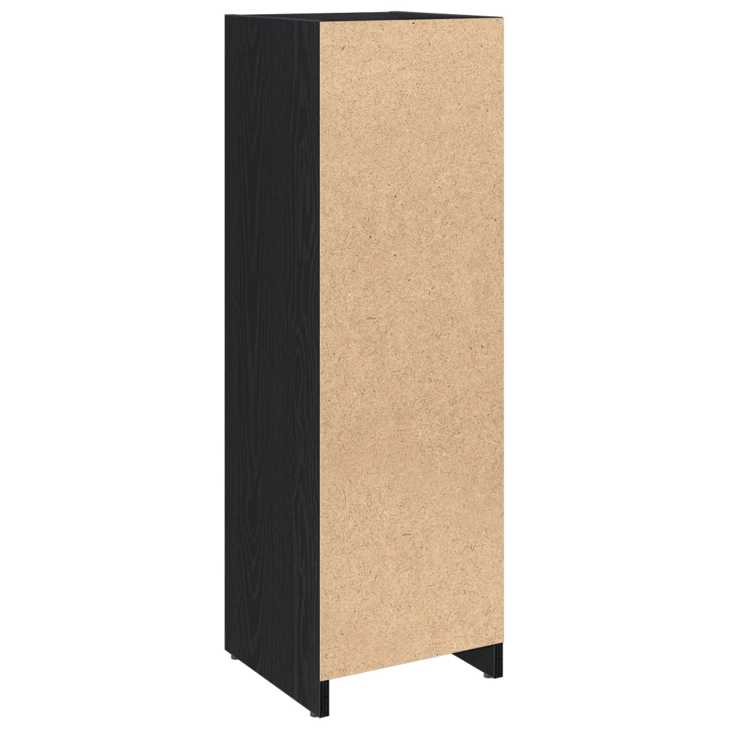 Mobile bagno  Nero Rovere 30x30x95 cm in legno ingegnerizzato