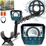 Metaaldetector per bambini - Set di metaaldetector - Regolabile altezza - Incluso auricolare e batterie - Set di metaaldetector - Ideale per spiaggia o bosco