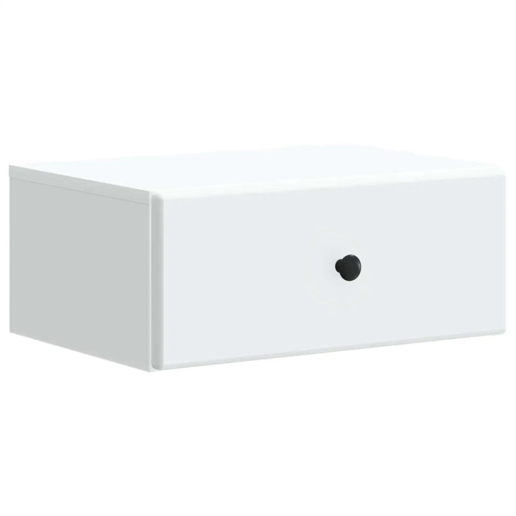 Mobiletto da notte a muro con cassetto Bianco 49 x 34,5 x 20 cm 899125