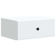 Mobiletto da notte a muro con cassetto Bianco 49 x 34,5 x 20 cm 899125
