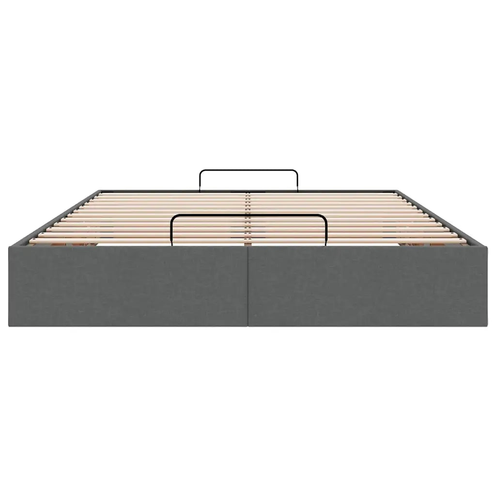 Struttura Letto Pouf senza Materasso 140x190 cm in Tessuto 3310876