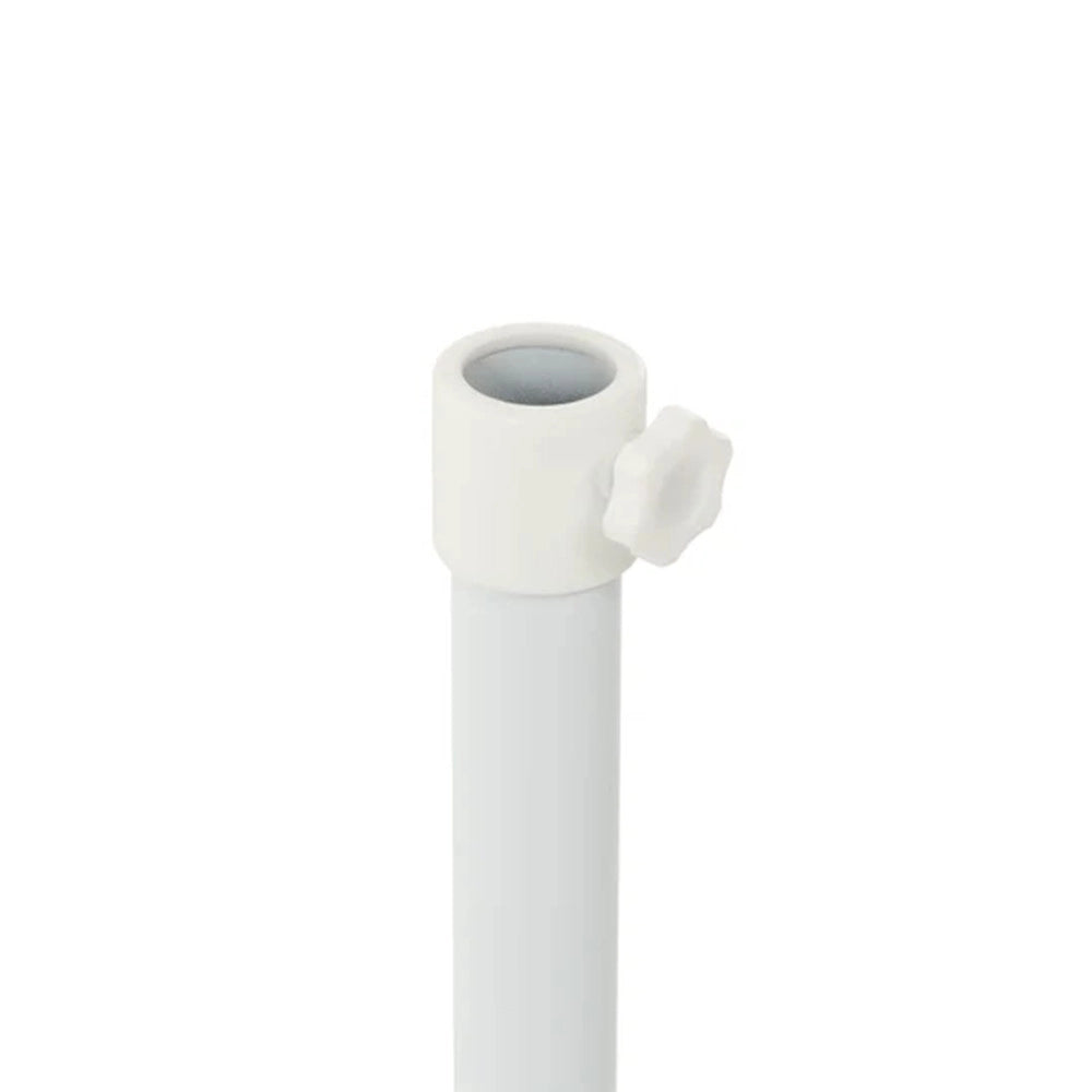 Trade Shop - Base Per Ombrellone Da Esterno Supporto Richiudibile A 3 Gambe Bianco 45x62cm 618621 -