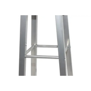 Set Sgabelli da Bar 2 pz in Metallo e Sedile in MDF 60562
