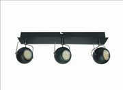 Plafoniera Candellux Tony nera 3xGU10 orientabile dimmerabile