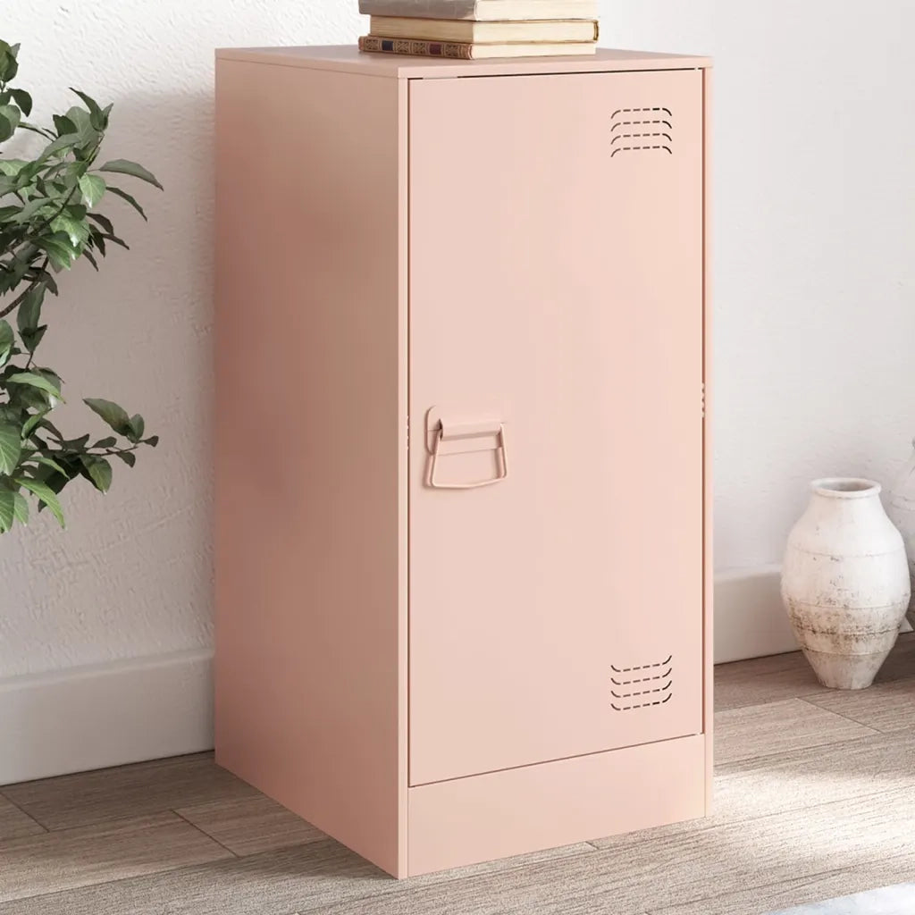 Credenza | Madia | Buffet da pranzo | Armadio da pranzo Rosa 34,5x39x73 cm in Acciaio