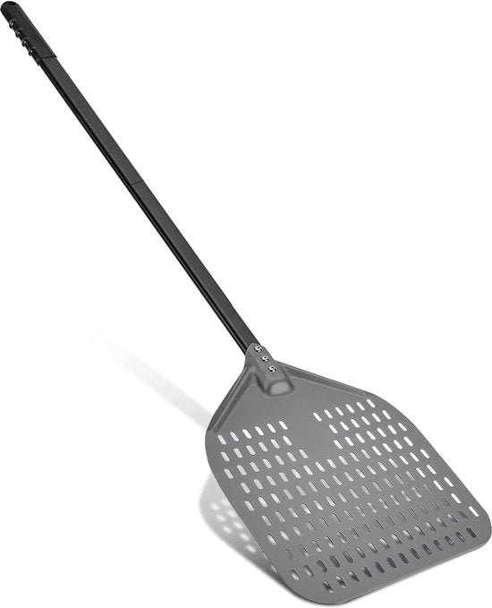 Pala per pizza in alluminio anodizzato 30 x 39 cm - pala per pizza con manico estensibile da 120 cm - pala per pizza per teglie