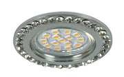 Faretto da incasso cromato cristalli 1xGU10 Candellux