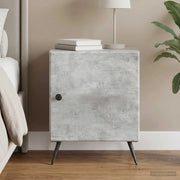 Armadio da Notte Grigio Cemento 43 x 34,5 x 50 cm 895491