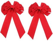 Decorazione di Natale a forma di striscia grande - Striscia di seta - Striscia di regalo - Decorazione di Natale per albero - Decorazione di Natale - 45 x 25 cm - Decorazione di Natale
