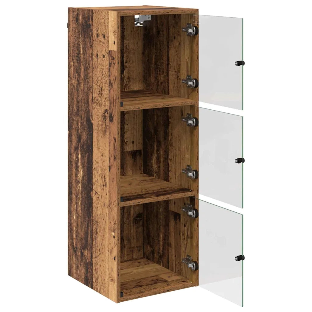 Armadietto a muro Legno vecchio 35 x 37 x 102 cm