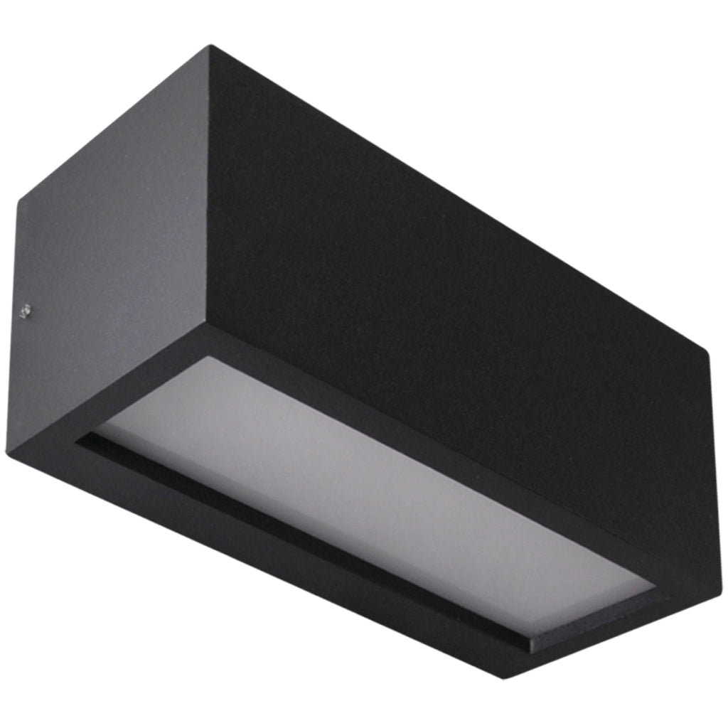 Applique esterna nera 1xE27 TOKIO Polux IP54 alluminio
