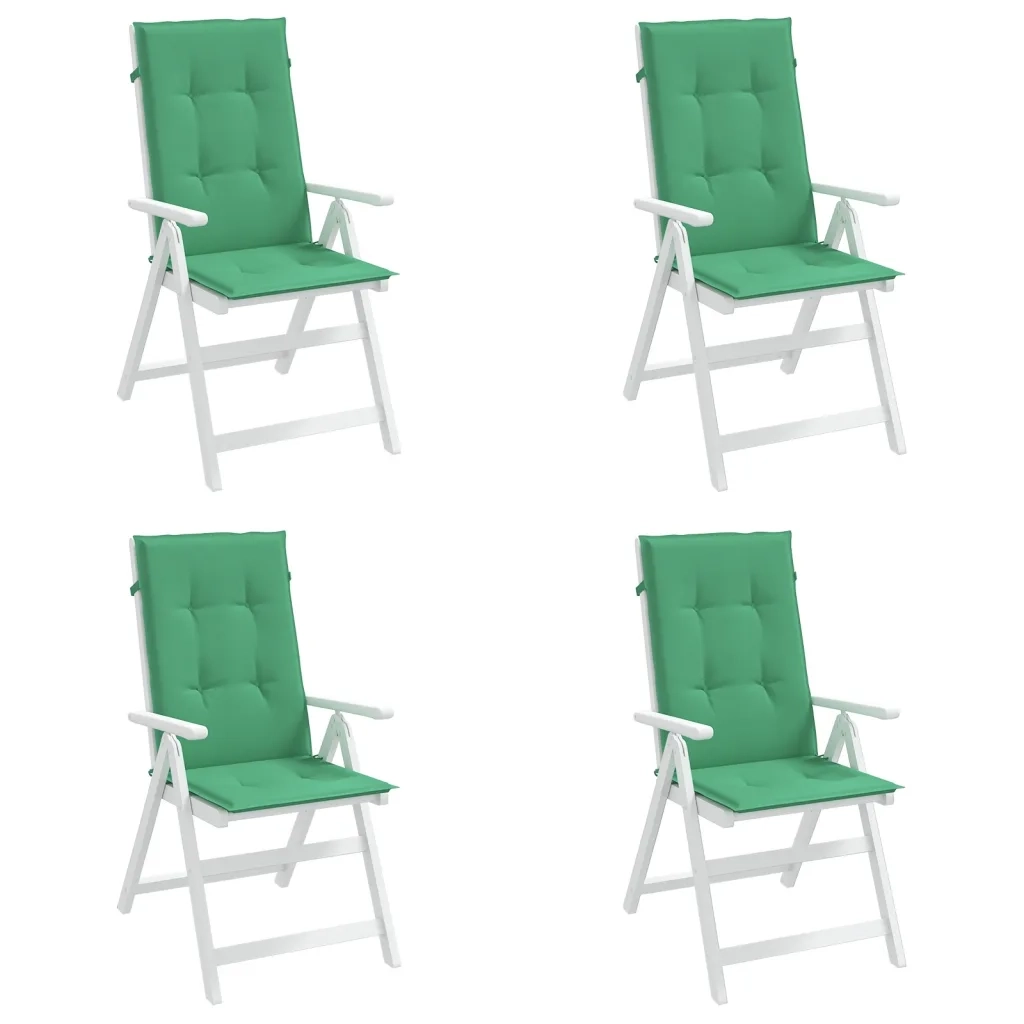 Cuscini per Sedie 4 pz Grigi 120x50x3 cm in Tessuto 43186