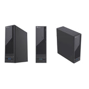Case mini-tower no psu bk microatx/itx 2*usb2 2*usb3 1*typec - 200-00068